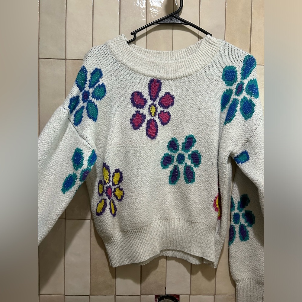 Retro Floral Wild Fable Sweater
